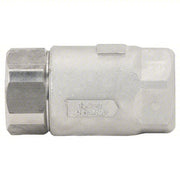 Apollo 6210801 Ball Cone Spring Check Valve Single Flow, Stainless Steel, FNPT x FNPT