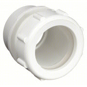 Redwood RW1WKU9 Trap Adapter Sch 40, 1 1/2 in x 1 1/2 in Fitting Pipe Size, Male Spigot x Female Socket, White