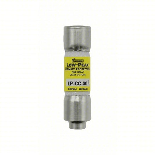 Bussmann LP - CC - 30 UL Class CC Fuse Time Delay, 30 A, LP - CC, Cylindrical Body, Nonindicating, 300V DC - Redwood.KV1CX58