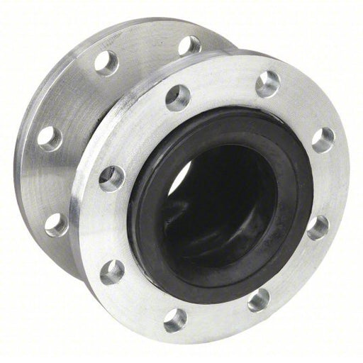 Redwood AMSE204 Expansion Joint 4 in Pipe Size, Flanged, Zinc-Plated Steel, EPDM Joint, 9 in Flange Dia