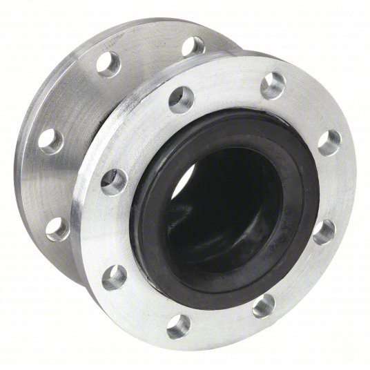 Redwood AMSE208 Expansion Joint 8 in Pipe Size, Flanged, Zinc-Plated Steel, EPDM Joint, 13 1/2 in Flange Dia