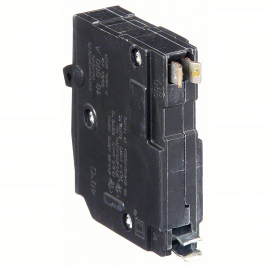 Square D QO120 Miniature Circuit Breaker 20 A, 120/240V AC, Single Phase, 10kA at 120/240V AC, QO, Std