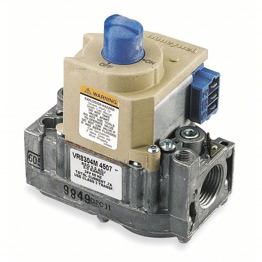 Honeywell VR8304M3509 Gas Valve Intermittent Pilot and Direct Spark Ignition, 270,000 BtuH BtuH Capacity, NG/LP