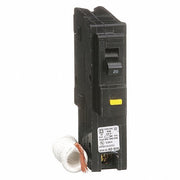 Square D HOM120GFI Miniature Circuit Breaker 20 A, 120V AC, Single Phase, 10kA at 120V AC, 1 Poles