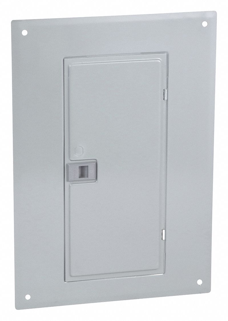 Square D QOC24UF Load Center Cover, 22.13 in Lg, 1, Door, Non-Vented, 24 Spaces, 125 A Amps, 15.44 in Wd