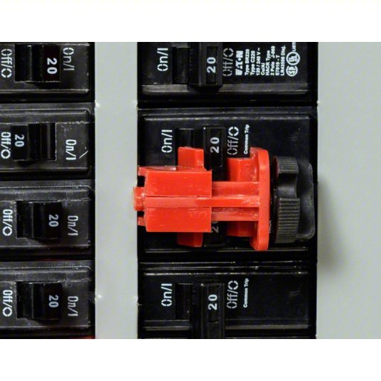 Brady 66320 Multi-Pole Breaker Lockout Clamp-On, For 120/277V AC Volt, 6 PK