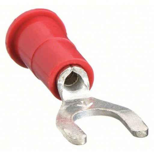 3M MVU18 - 8FX Fork Terminal Red, #8 Stud Size, 22 AWG – 18 AWG Wire Size Range, 0.26 - 0.50 inches, 100 PK - Redwood.KV1DMC7