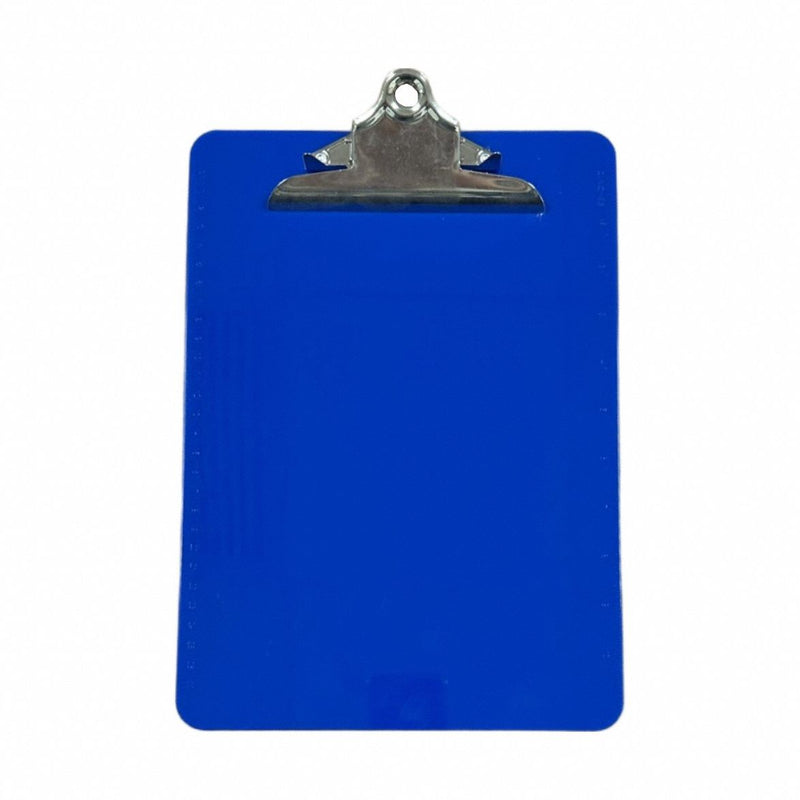 Approved Vendor 1DNT8 Clipboard, Letter Paper Size Name, Plastic, 1 in Clip Capacity, 9 in Overall Wd, Blue, Plastic