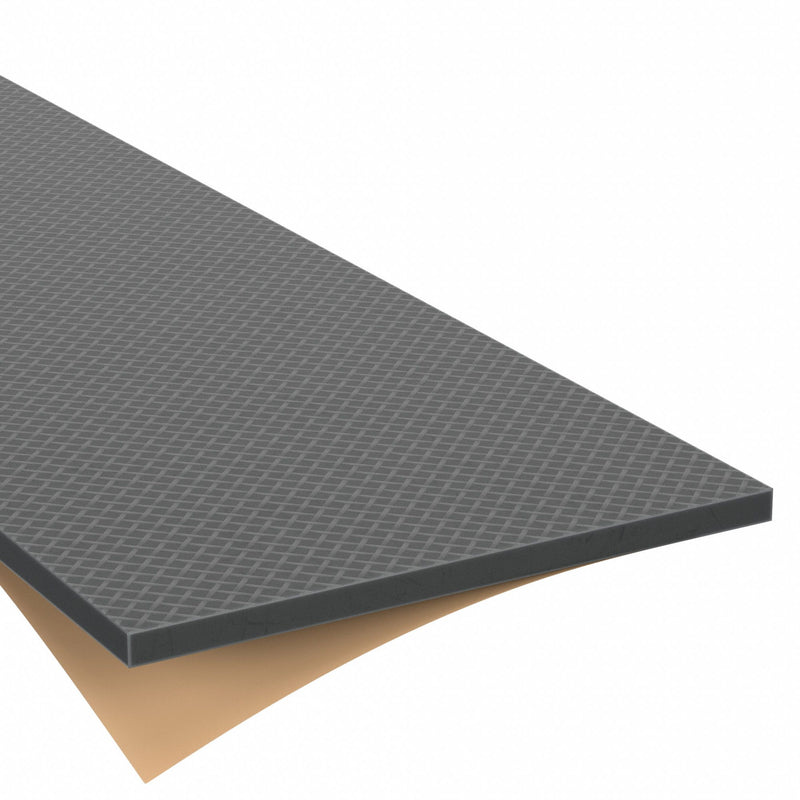 Redwood BULK-RS-NHS30-57 Rubber Sheet, Neoprene, 3/8 in Thick, 12 in x 24 in, 30 Shore A, Black