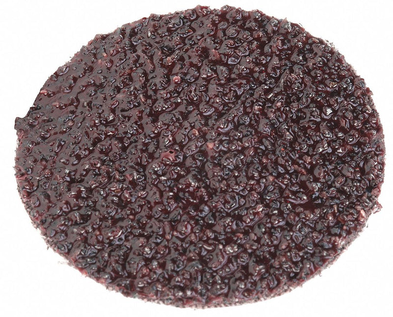 3M 361F Quick-Change Sanding Disc, TR, 2", Aluminum Oxide, 24 Grit, YF Wt Polyester, 50 PK