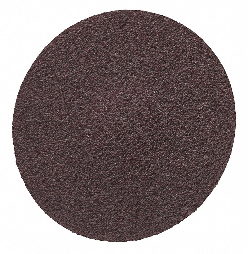 3M 361F Quick-Change Sanding Disc, TR, 3", Aluminum Oxide, 60 Grit, YF Wt Polyester, 50 PK