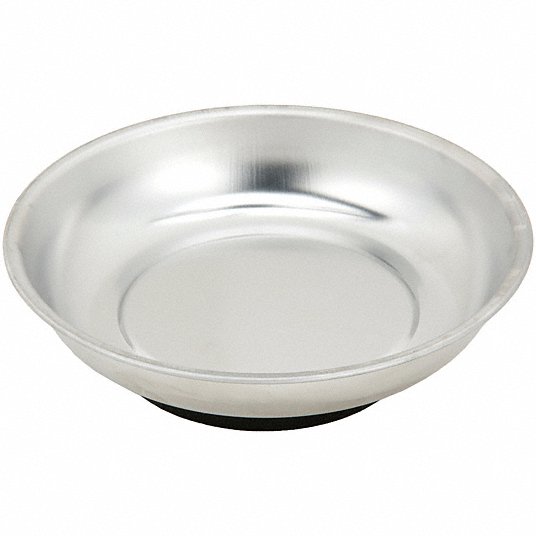 Redwood RW1EJZ2 Magnetic Parts Tray Round Tray, 1 1/2 in Ht, 6 in Dia