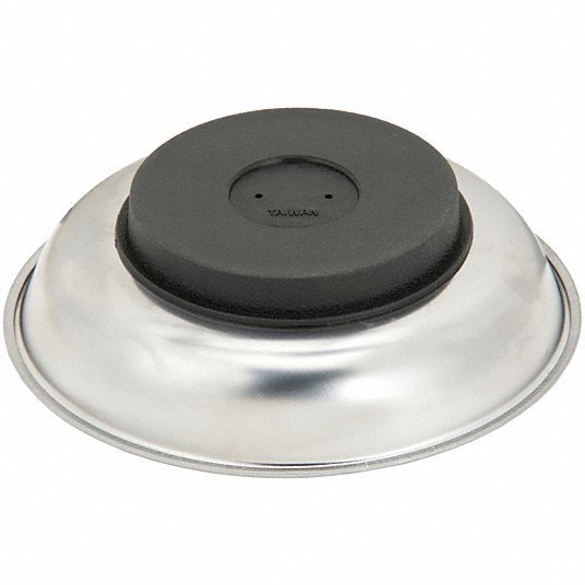 Redwood RW1EJZ2 Magnetic Parts Tray Round Tray, 1 1/2 in Ht, 6 in Dia