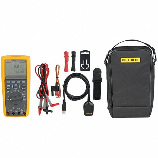 FLUKE-289/FVF Digital Multimeter, 1,000 V Max DC, 0 V Max AC, TRMS, 50,000 Instrument Counts