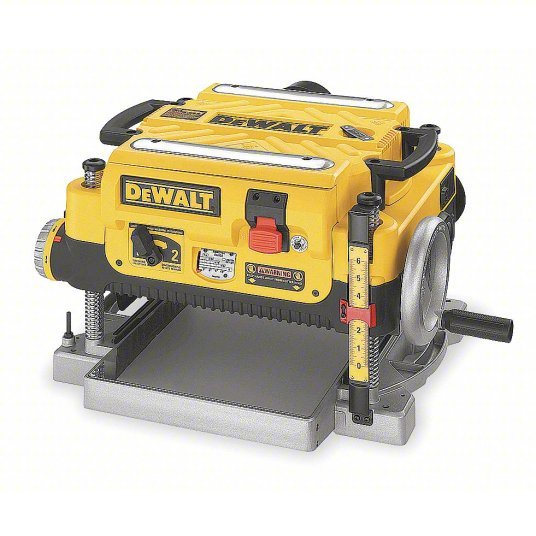 Dewalt DW735 Portable Planer 115V, Single-Phase, 15 A, 2 hp, 13 in Max. Wd, 6 in Max. Ht, 10,000 RPM