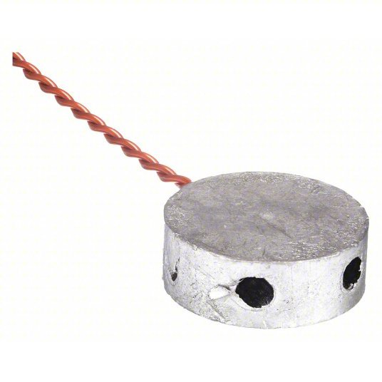 1F246 Lead Seal, Brass, Silver, PK100 - Redwood.KV1F246