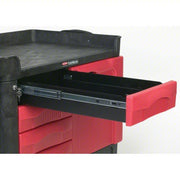 Rubbermaid FG453388BLA Mobile Cabinet Workbench 49 in x 26 1/4 in, Plastic, Black, Plastic