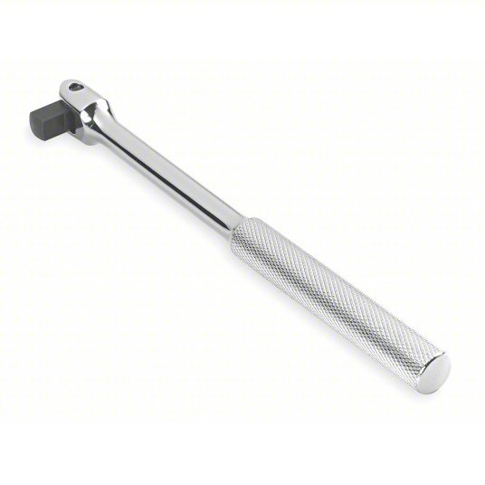Proto J5266 Breaker Bar 3/8 in Drive Size, 12 in Overall Lg, Knurled Grip, Alloy Steel, Chrome