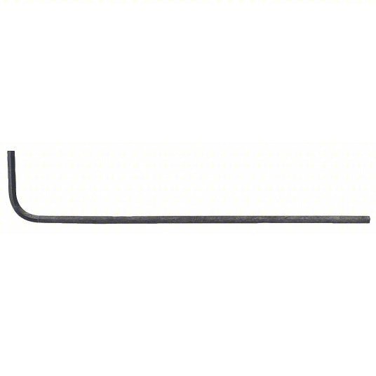 Proto J46112 Hex Key 0 Ball Ends, 3/16 in Tip Size, SAE, Long, Alloy Steel, Black Oxide, L