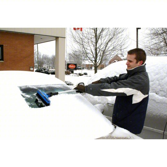 Mallory 583-EP Snow Brush, Pivot Head, Alum, 34 to 52 In
