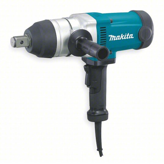 Makita TW1000 Impact Wrench 738 ft-lb Fastening Torque, 738 ft-lb Breakaway Torque, 1,400 RPM Free Speed