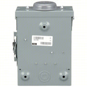 Square D D221NRB Safety Switch Fusible, 30 A, Three Phase, 240V AC, Galvanized Steel, Indoor/Outdoor