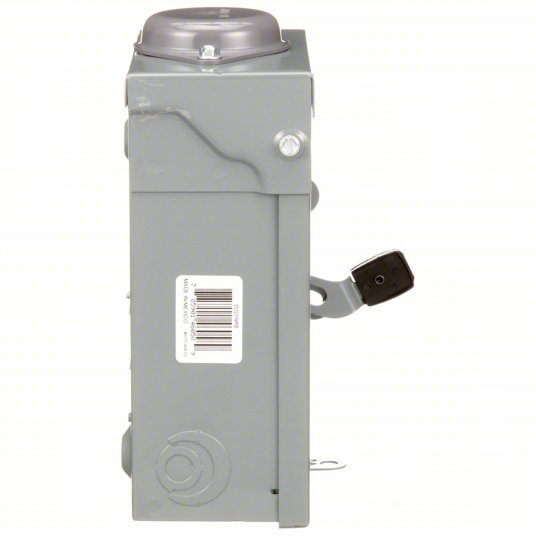 Square D D221NRB Safety Switch Fusible, 30 A, Three Phase, 240V AC, Galvanized Steel, Indoor/Outdoor