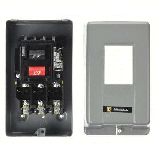 Square D 2510MBG2 Manual Motor Starter Non-Reversing, 3 Poles, 18 A, NEMA Size M-0, Thermal Protection, SQR1