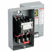 Square D 8536SBG2V02S Nonreversing Magnetic Motor Starter, 1 NEMA Rating, 120V AC, 3 Poles, No Auxiliary Contacts