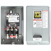 Square D 8536SBG2V02S Nonreversing Magnetic Motor Starter, 1 NEMA Rating, 120V AC, 3 Poles, No Auxiliary Contacts