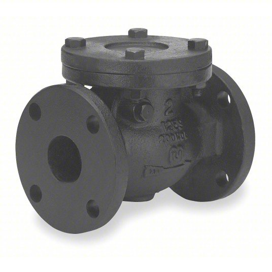 Milwaukee 2974-M 6 Swing Check Valve Single Flow, Inline Swing, Cast Iron, 6 in Pipe/Tube Size, Bronze