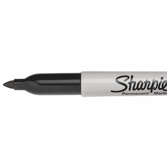 Sharpie 30001 Black Permanent Marker, Fine Tip, PK12