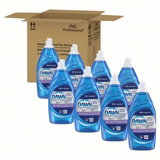 Dawn 45112 Liquid Dish Soap, Bottle, 38 oz, Ready to Use, 8 Pack