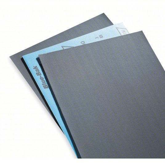 Norton 66261139362 Sanding Sheet 9 in W x 11 in L, Silicon Carbide, 400 Grit, B Wt Paper, T414, 50 PK