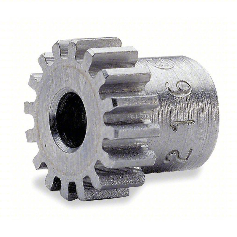 Boston Gear NJ18 B Spur Gear Inch, Pitch 6, 18 Teeth, 1 in Bore Dia, 14.5° Pressure Angle, Steel, 3 in Pitch Dia