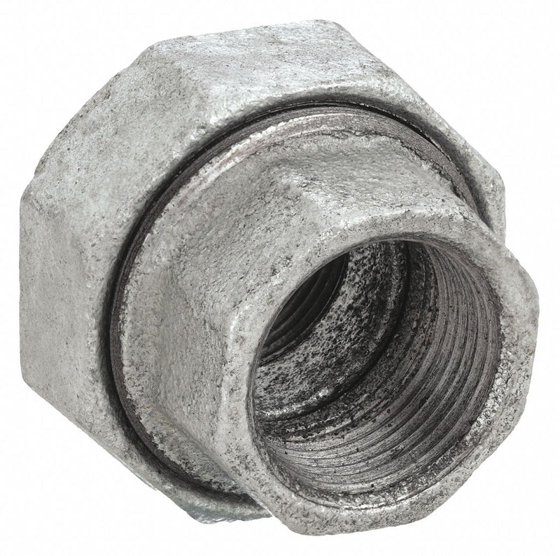 Approved Vendor 2WJ72 Metal Pipe Straight, Union, 3 in x 3 in, Female NPT Threaded x Female NPT Threaded