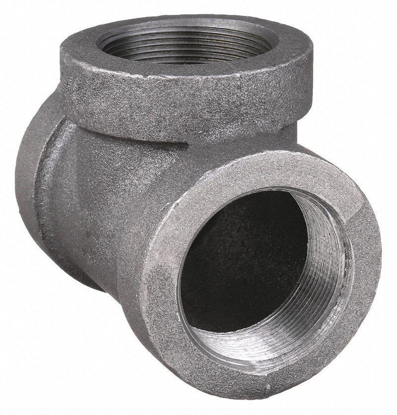 Approved Vendor 1LBX7 Metal Pipe Tee, 1 1/4 in x 1 1/4 in x 1 1/4 in, Threaded x Threaded x Threaded, Class 300