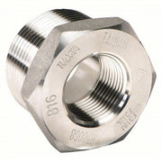 Redwood RW1LTX9 Hex Reducing Bushing 316 Stainless Steel, 2 in x 1 1/2 in Fitting Pipe Size, Male NPT x Female NPT