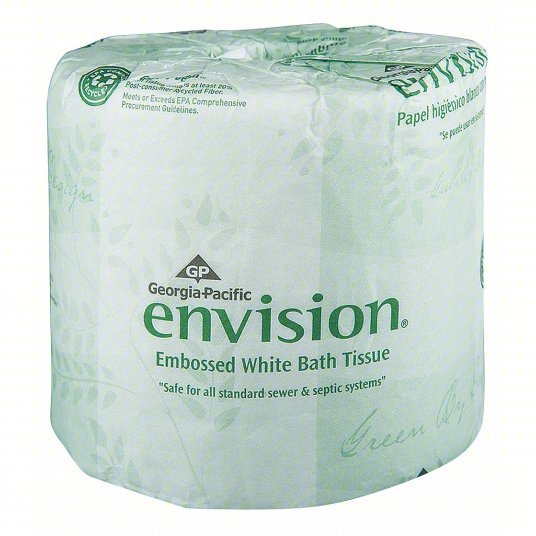 Georgia-Pacific 19881/01 1 Ply, 550 Sheets, 183 ft Roll Lg, 4 3/4 in Roll Dia., 80 PK