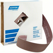 Norton 66261126282 Abrasive Utility Roll 1 1/2 in W x 150 ft L, Aluminum Oxide, P240 Grit, J Wt Cloth, K225