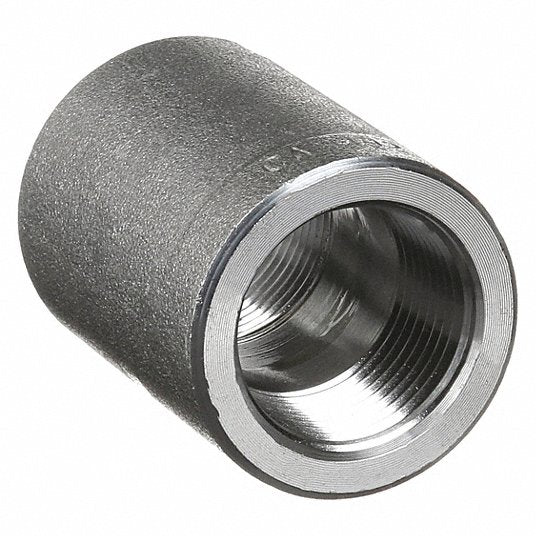 Redwood RW1MNA1 Coupling Forged Steel, 1/4 in x 1/4 in Fitting Pipe Size, Female NPT x Female NPT, Class 3000