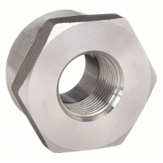 Redwood RW1MNK2 Bushing Forged Steel, 1 in x 3/4 in Fitting Pipe Size, Male NPT x Female NPT, Class 3000