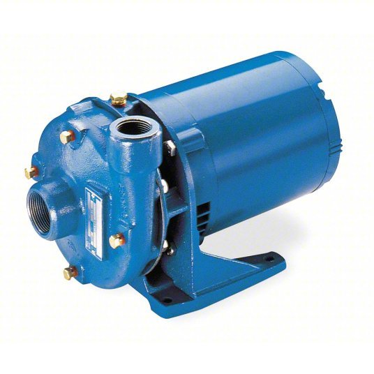 Goulds 2BF81534 Centrifugal Pump 1 1/2 hp, 208-230/480V AC, 118 ft Max Head, 1 1/2 in , 1 1/4 in Intake and Disch