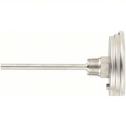 Redwood RW1NFY4 Dial Thermometer Back, 0° to 250°F/-20° to 120°C, 1/2 in NPT, 2.5 in Stem Lg, 3 in Dial Dia, 3 yr