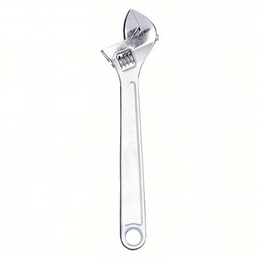 Redwood RW1NYA5 Adjustable Wrench Alloy Steel, Chrome, 12 in Overall Lg, 1 3/8 in Jaw Capacity, Plain Grip