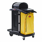 Rubbermaid FG9T7500BLA 22"W 7.25 cu. ft. Janitor Cleaning Cart