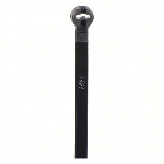 Ty - Rap TY525MX Cable Tie 7 1/2 in Nominal Lg, 1 3/4 in Nominal Max. Bundle Dia., 0.18 in Wd, Black, 100 PK - Redwood.KV3KH05