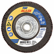 Norton 66261183493 Flap Disc Type 29, 4-1/2" x 5/8"-11, Ceramic, 80 Grit, Fiberglass Bk, Std Density