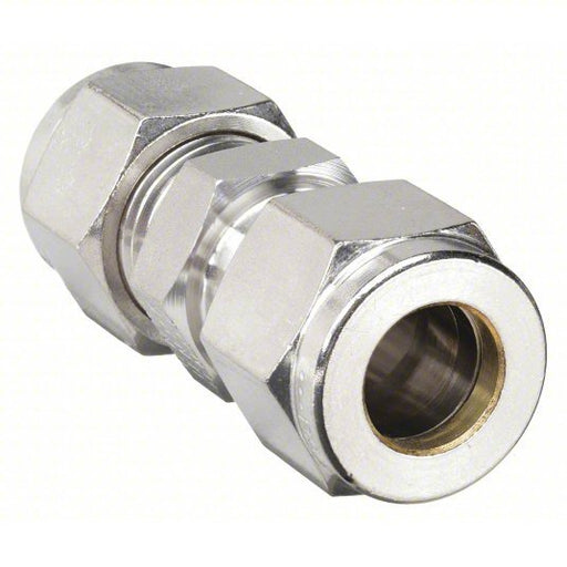 Parker 4SC4-316 Union 316 Stainless Steel, Compression x Compression, For 1/4 in x 1/4 in Tube OD