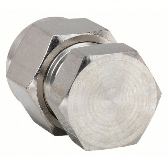 Parker 4BLEN4-316 Cap 316 Stainless Steel, Compression, For 1/4 in Tube OD, A-LOK®